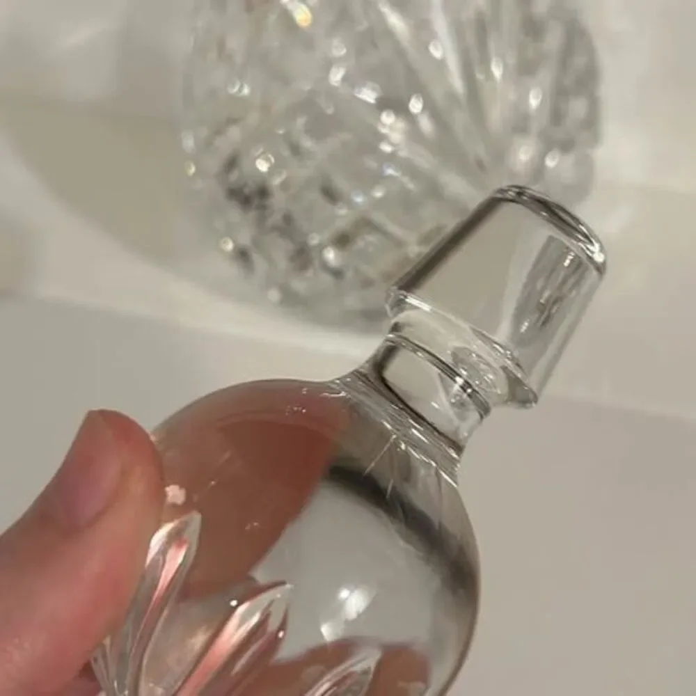 Vintage Cut Crystal Decanter with Stopper 13”